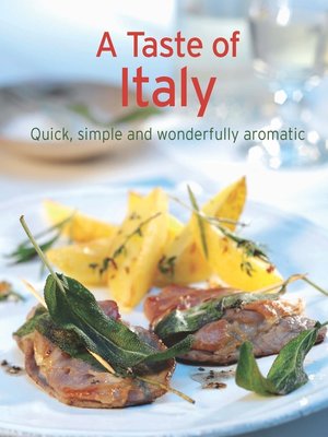 cover image of A Taste of Italy